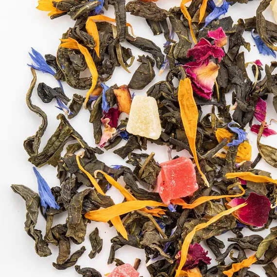 Чай зеленый Мулен Руж, ароматизированный в чайном магазине BestTea, фото , изображение 6