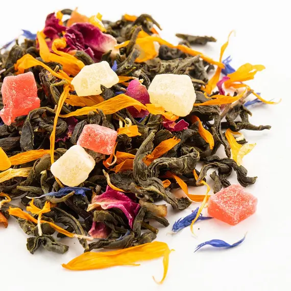 Чай зеленый Мулен Руж, ароматизированный в чайном магазине BestTea, фото , изображение 8