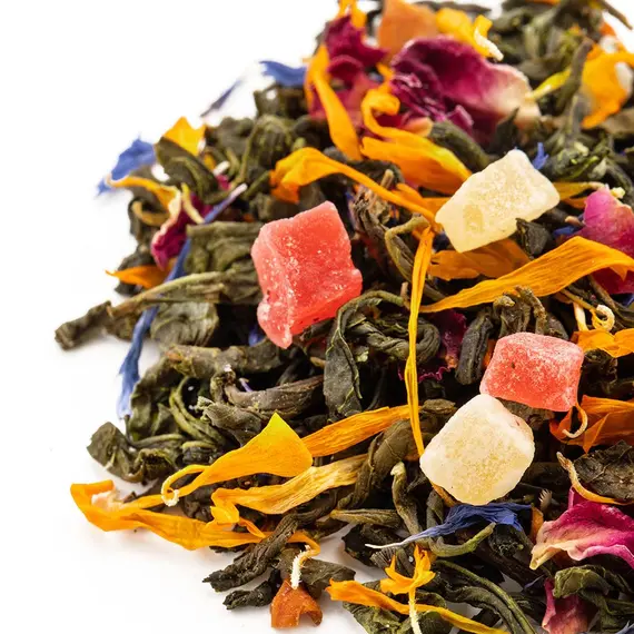 Чай зеленый Мулен Руж, ароматизированный в чайном магазине BestTea, фото , изображение 9