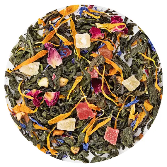 Чай зеленый Мулен Руж, ароматизированный в чайном магазине BestTea, фото 