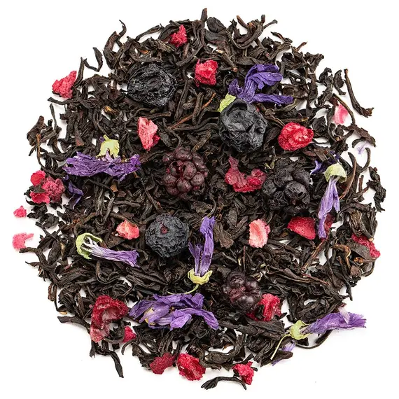 Чай ароматизированный черный Голубика-Ежевика оптом в BestTea, фото 