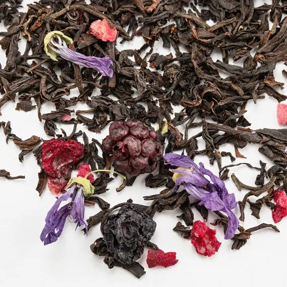 Чай ароматизированный черный Голубика-Ежевика оптом в BestTea, фото , изображение 2
