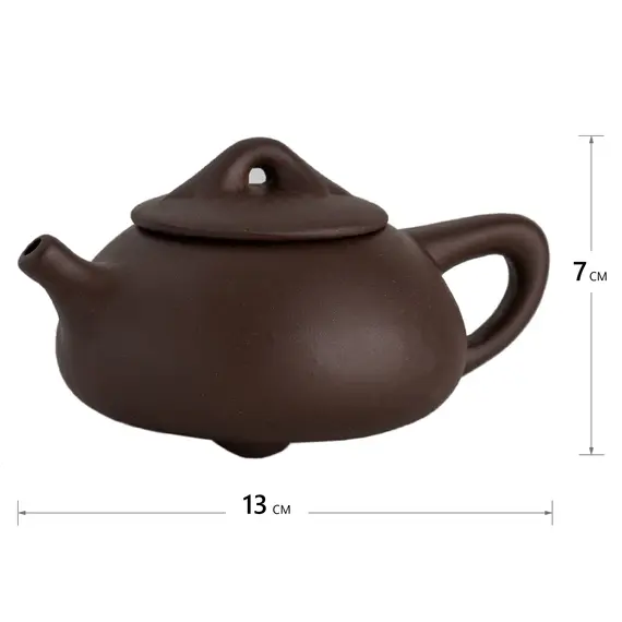 Чайник глиняный темно-коричневый 170 мл оптом в BestTea, фото , изображение 6