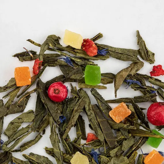 Чай зеленый Мишки Гамми, ароматизированный оптом в BestTea, фото , изображение 10