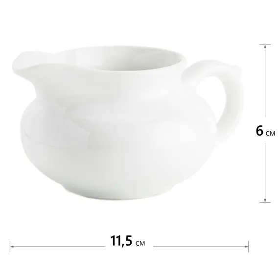 Чахай керамический Белоснежный (сливочник-молочник) 160 мл оптом в BestTea, фото , изображение 5