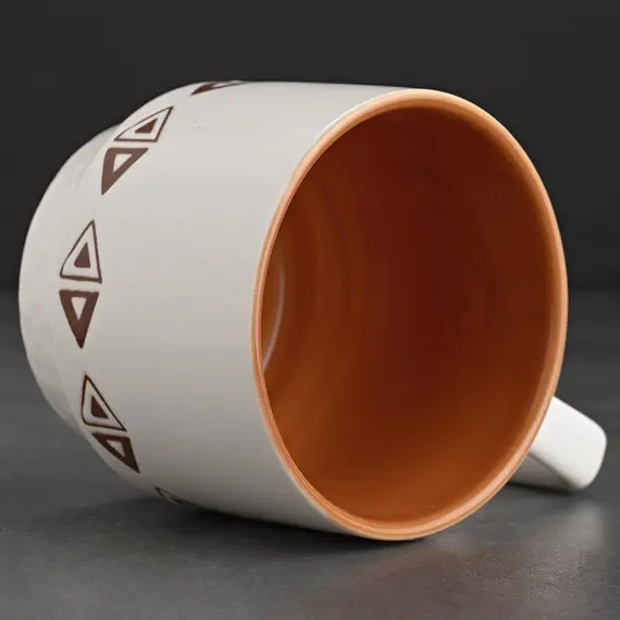 Кружка керамическая Дафнис и Хлоя, 300 мл, Объем мл: 300, Вариант: Стрелочки, Материал: Керамика оптом в BestTea, фото , изображение 6