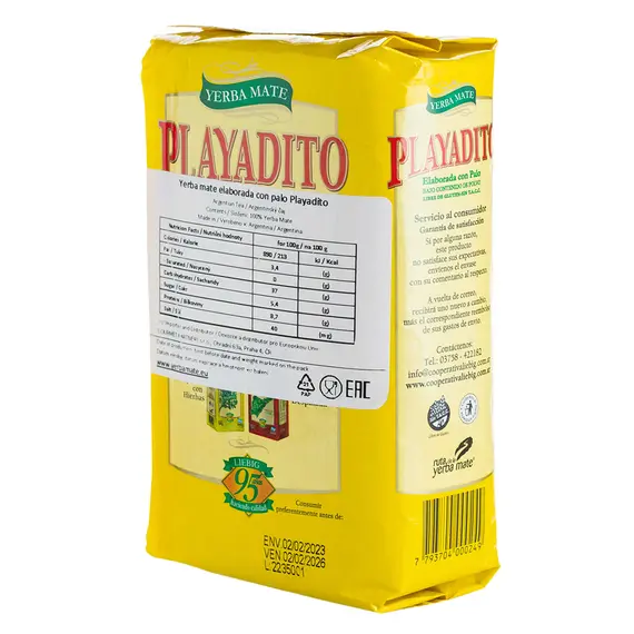 Йерба мате Playadito 250 г оптом в BestTea, фото , изображение 3
