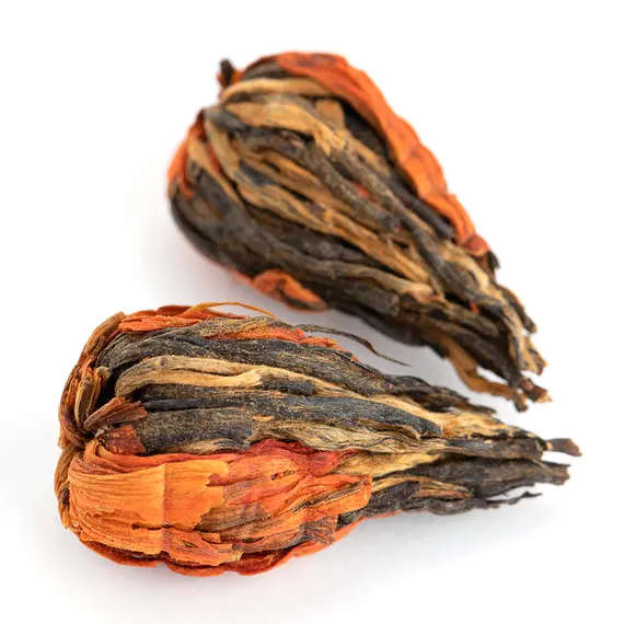 Чай связанный Чайная Пагода, красный чай с лотосом в чайном магазине BestTea, фото , изображение 2