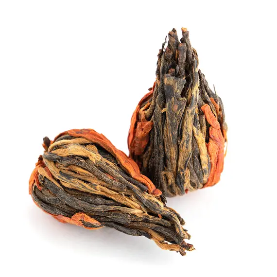 Чай связанный Чайная Пагода, красный чай с лотосом в чайном магазине BestTea, фото , изображение 3