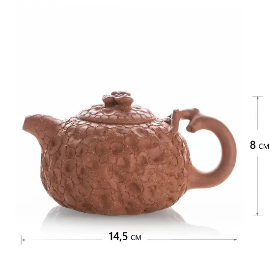 Чайник глиняный Друид, фиолетовая керамика Цзяньшуй, 280 мл оптом в BestTea, фото , изображение 14