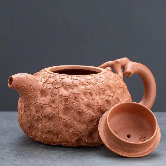 Чайник глиняный Друид, фиолетовая керамика Цзяньшуй, 280 мл оптом в BestTea, фото , изображение 4