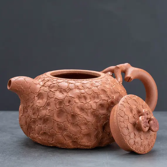 Чайник глиняный Друид, фиолетовая керамика Цзяньшуй, 280 мл оптом в BestTea, фото , изображение 3