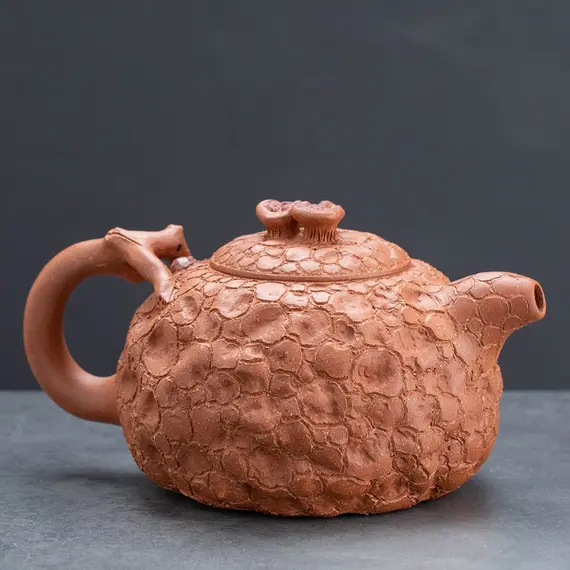 Чайник глиняный Друид, фиолетовая керамика Цзяньшуй, 280 мл оптом в BestTea, фото , изображение 10