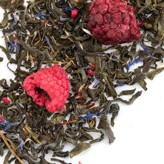 Чай зеленый Ежевика с малиной Премиум оптом в BestTea, фото , изображение 4