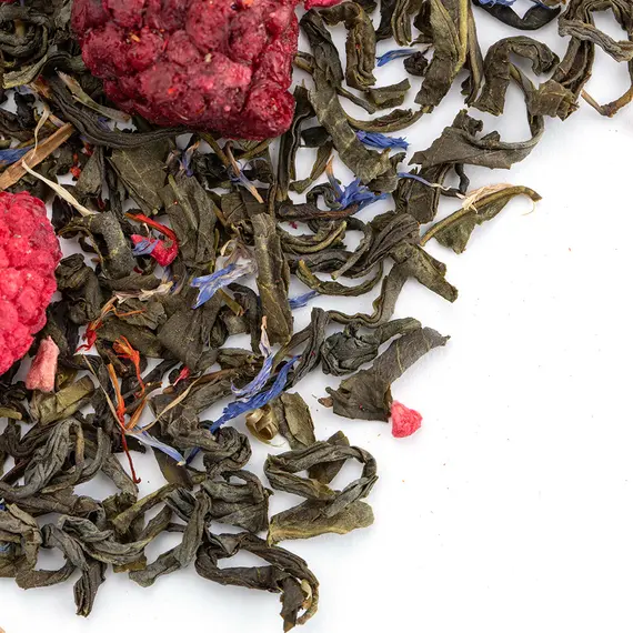 Чай зеленый Ежевика с малиной Премиум оптом в BestTea, фото , изображение 5