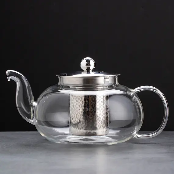 Чайник стеклянный Астра, 550 мл, Объем мл: 550 оптом в BestTea, фото , изображение 3