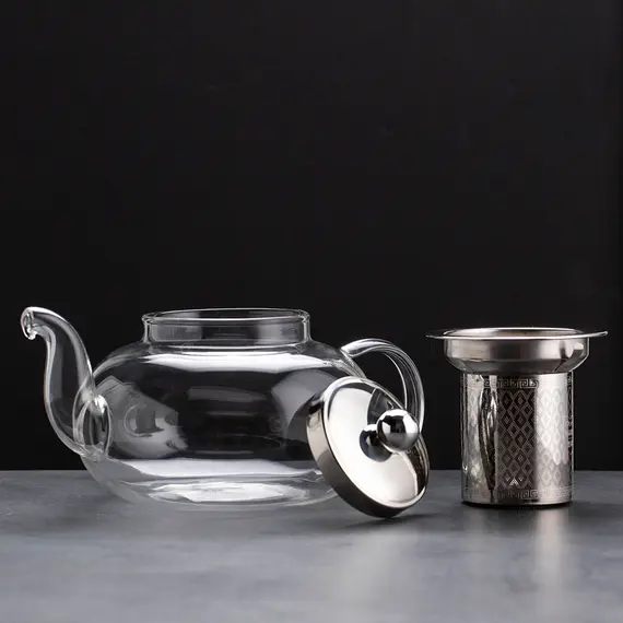 Чайник стеклянный Астра, 550 мл, Объем мл: 550 оптом в BestTea, фото , изображение 5