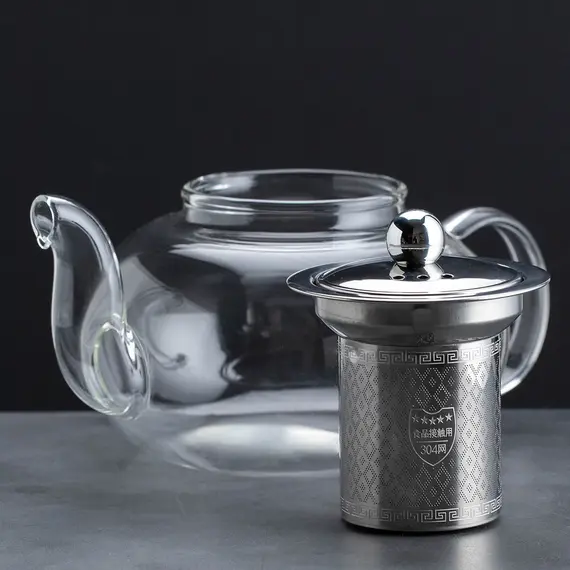 Чайник стеклянный Астра, 800 мл, Объем мл: 800 оптом в BestTea, фото , изображение 3