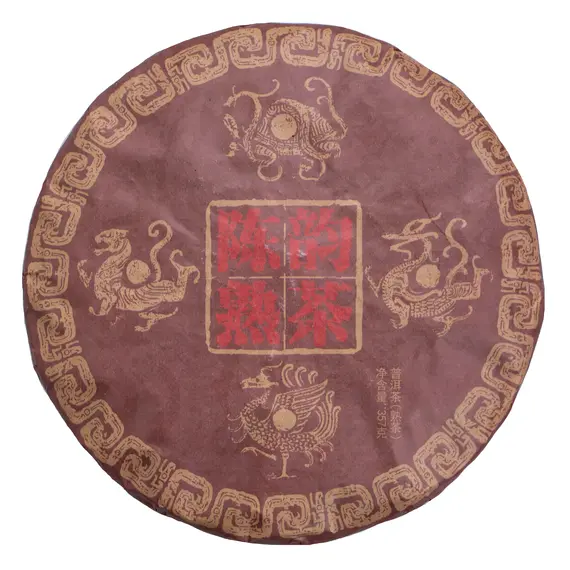 Чай пуэр шу Клан Бессмертных, блин 315-357 г, Кол-во: 1 оптом в BestTea, фото 