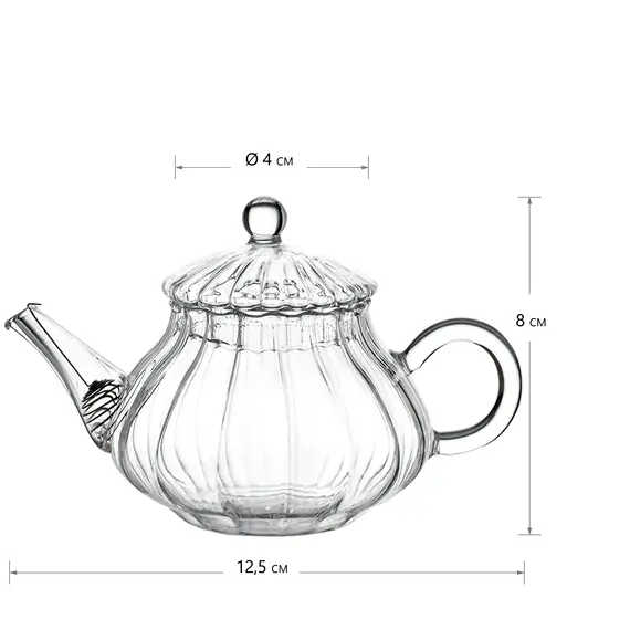 Чайник стеклянный Бутон 100 мл в чайном магазине BestTea, фото , изображение 3