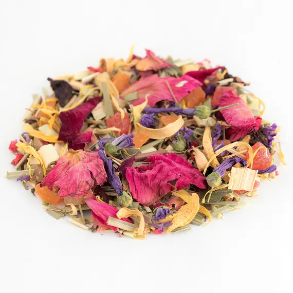 Чай фруктовый Сказка на ночь, ароматизированный в чайном магазине BestTea, фото , изображение 3