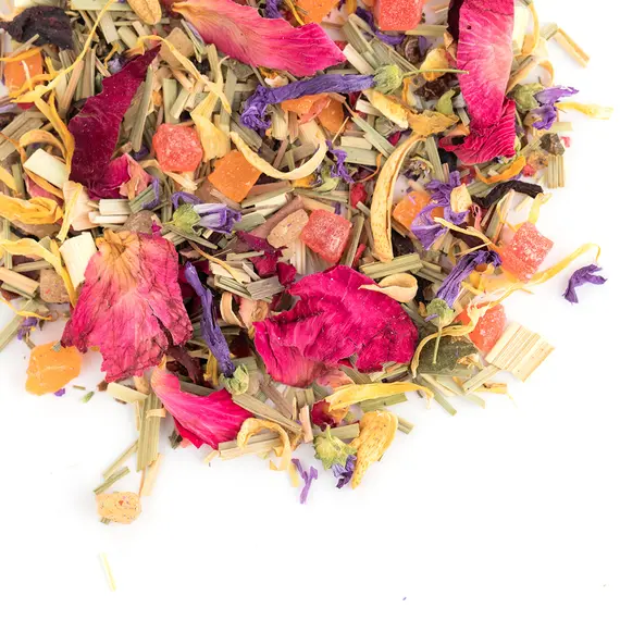 Чай фруктовый Сказка на ночь, ароматизированный в чайном магазине BestTea, фото , изображение 7