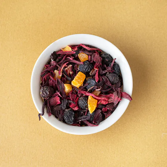 Чай фруктовый Алый закат, ароматизированный оптом в BestTea, фото , изображение 11