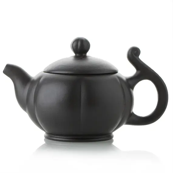 Чайник Мангостан глиняный темно-коричневый, 300 мл оптом в BestTea, фото 