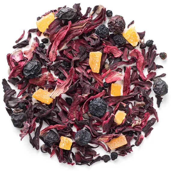 Чай фруктовый Алый закат, ароматизированный оптом в BestTea, фото 