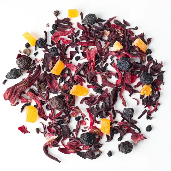 Чай фруктовый Алый закат, ароматизированный оптом в BestTea, фото , изображение 2