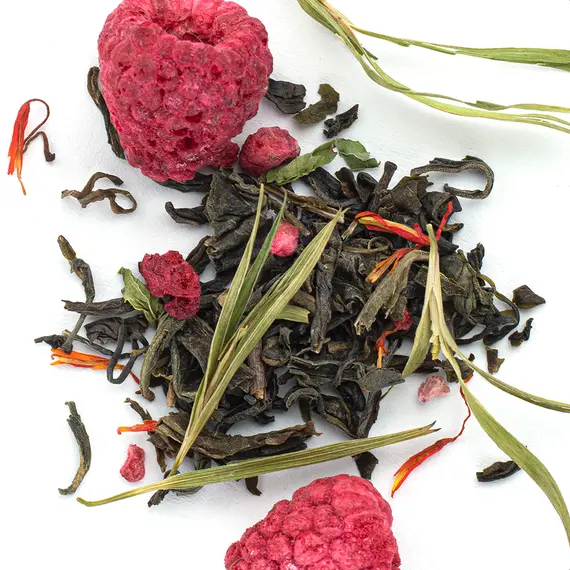 Чай ароматизированный зеленый Малиновая свежесть оптом в BestTea, фото , изображение 6