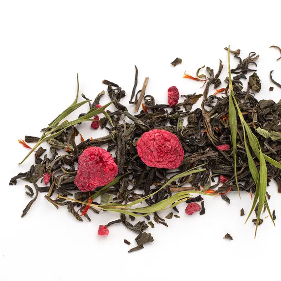Чай ароматизированный зеленый Малиновая свежесть оптом в BestTea, фото , изображение 2
