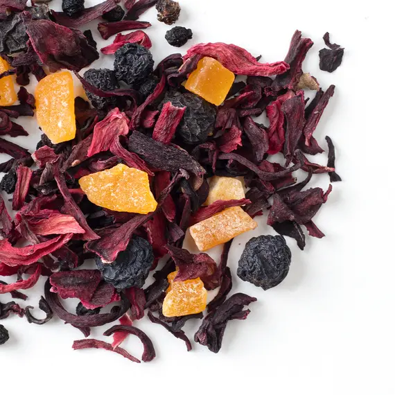 Чай фруктовый Алый закат, ароматизированный оптом в BestTea, фото , изображение 3