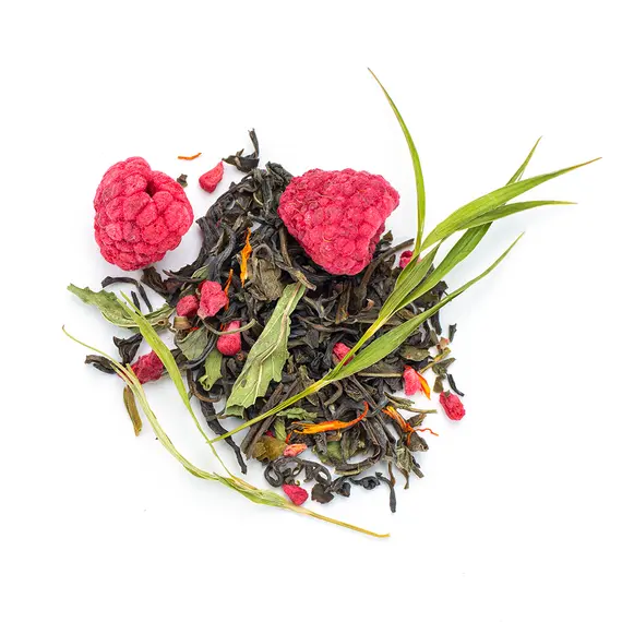 Чай ароматизированный зеленый Малиновая свежесть оптом в BestTea, фото , изображение 7