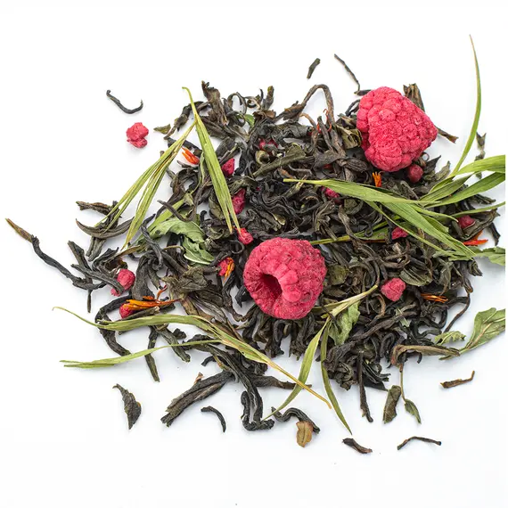 Чай ароматизированный зеленый Малиновая свежесть оптом в BestTea, фото , изображение 4
