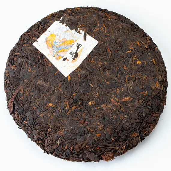 Чай пуэр Шу Деревня Тяньба, блин 315-357 г оптом в BestTea, фото , изображение 4