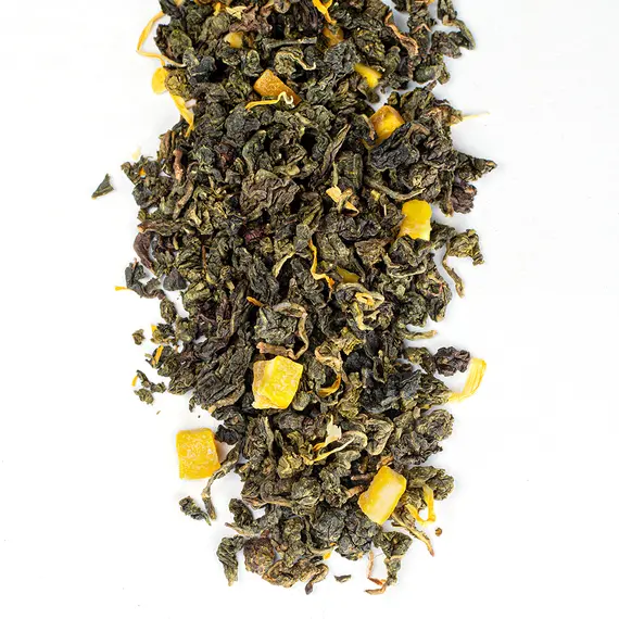 Чай улун с кусочками манго Драгоценное ожерелье в чайном магазине BestTea, фото , изображение 5