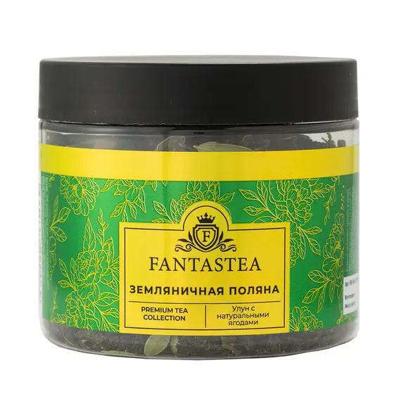 "Fantastea" Земляничная поляна Улун (упаковка 8 банок по ±150гр) оптом в BestTea, фото 