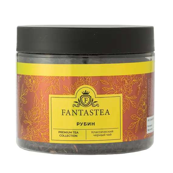 "Fantastea" Рубин Чай черный индийский (упаковка 8 банок по ±100гр) оптом в BestTea, фото 