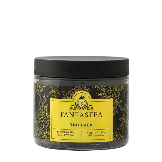 "Fantastea" Эрл Грей Голубой Цветок (упаковка 12 банок по ±40гр), Вес г: 40 оптом в BestTea, фото , изображение 3