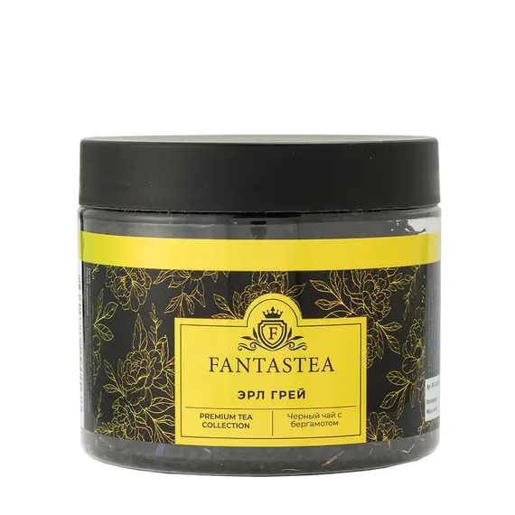 "Fantastea" Эрл Грей Голубой Цветок (упаковка 8 банок по ±80гр), Вес г: 80 оптом в BestTea, фото , изображение 3