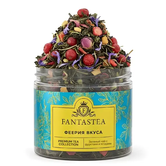 "Fantastea" Феерия Вкуса (упаковка 12 банок по ±50гр), Вес г: 50 оптом в BestTea, фото 