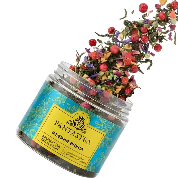 "Fantastea" Феерия Вкуса (упаковка 12 банок по ±50гр), Вес г: 50 оптом в BestTea, фото , изображение 2