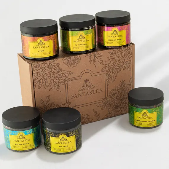 Подарочный набор чая FANTASTEA №4 (6 видов) оптом в BestTea, фото 