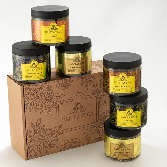 Подарочный набор чая FANTASTEA №5 (6 видов) оптом в BestTea, фото 