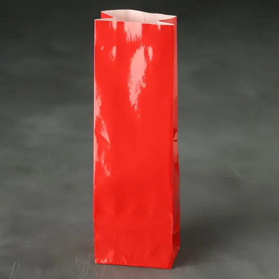 Пакет трехслойный Красный глянец, 70*40*210 (100 шт) оптом в BestTea, фото , изображение 3