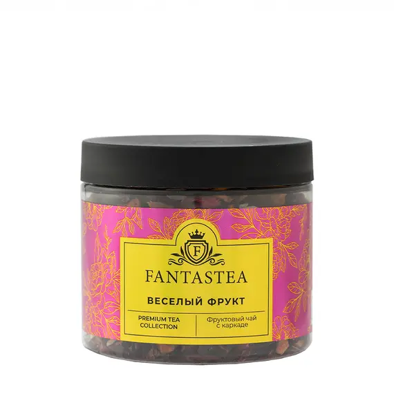 "Fantastea" Веселый Фрукт (упаковка 12 банок по ±65гр), Вес г: 65 оптом в BestTea, фото , изображение 3