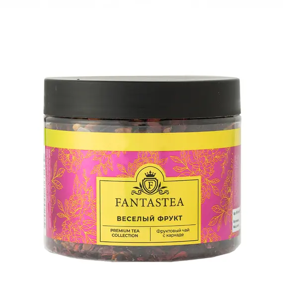 "Fantastea" Веселый Фрукт (упаковка 8 банок по ±140гр), Вес г: 140 оптом в BestTea, фото , изображение 3