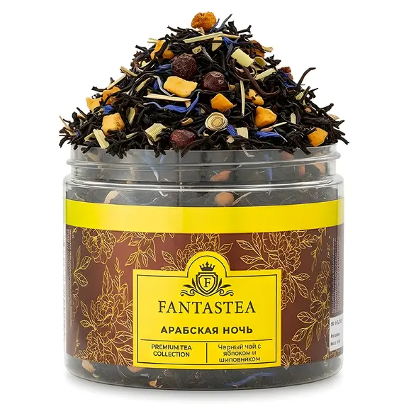 "Fantastea" Арабская ночь (упаковка 8 банок по ±120гр), Вес г: 120 оптом в BestTea, фото 