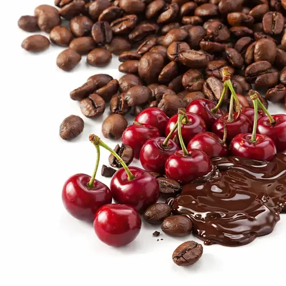 Кофе в зернах Вишня в шоколаде, Фасовка: 1 оптом в BestTea, фото , изображение 2